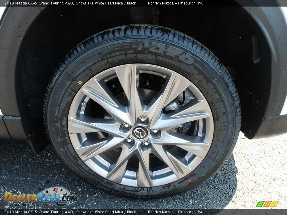 2019 Mazda CX-5 Grand Touring AWD Snowflake White Pearl Mica / Black Photo #5