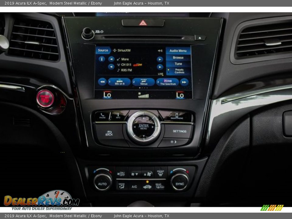 2019 Acura ILX A-Spec Modern Steel Metallic / Ebony Photo #27