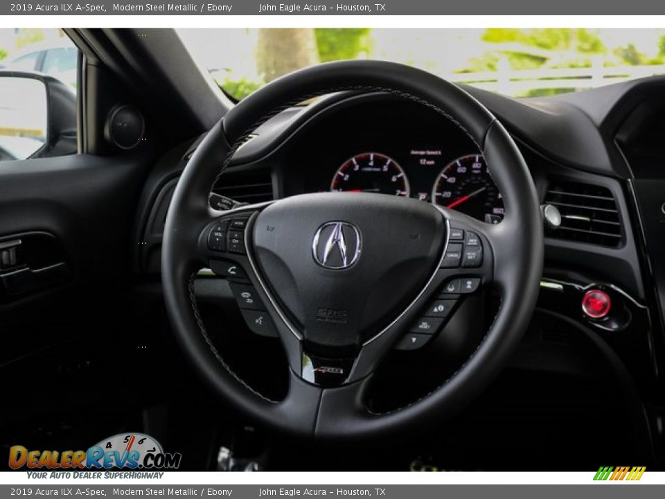 2019 Acura ILX A-Spec Modern Steel Metallic / Ebony Photo #29