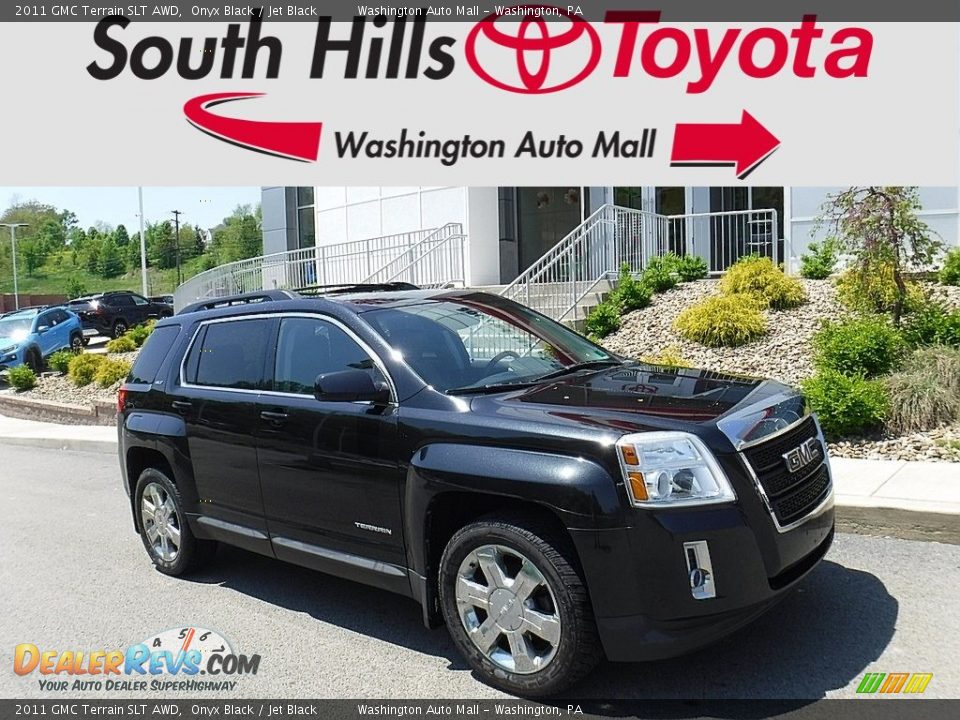 2011 GMC Terrain SLT AWD Onyx Black / Jet Black Photo #1