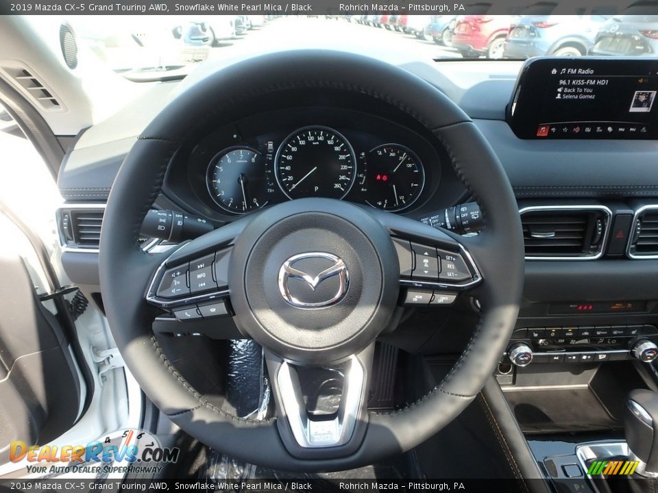 2019 Mazda CX-5 Grand Touring AWD Snowflake White Pearl Mica / Black Photo #12