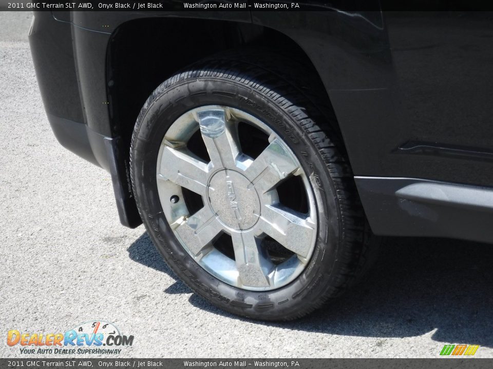 2011 GMC Terrain SLT AWD Onyx Black / Jet Black Photo #3