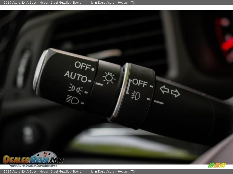 2019 Acura ILX A-Spec Modern Steel Metallic / Ebony Photo #36