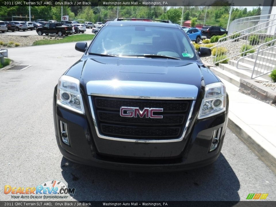 2011 GMC Terrain SLT AWD Onyx Black / Jet Black Photo #6