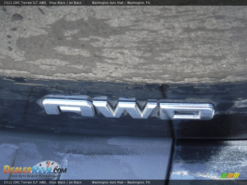 2011 GMC Terrain SLT AWD Onyx Black / Jet Black Photo #12