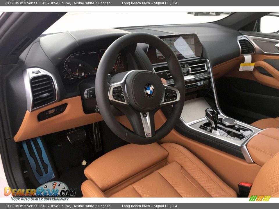Cognac Interior - 2019 BMW 8 Series 850i xDrive Coupe Photo #6