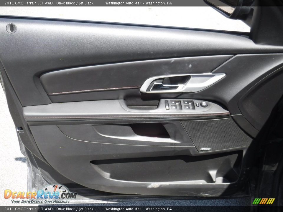 2011 GMC Terrain SLT AWD Onyx Black / Jet Black Photo #15
