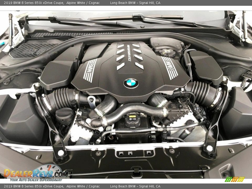 2019 BMW 8 Series 850i xDrive Coupe 4.4 Liter M TwinPower Turbocharged DOHC 32-Valve VVT V8 Engine Photo #9