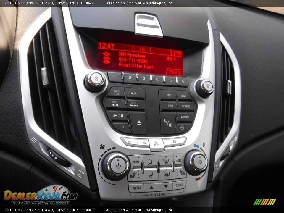 2011 GMC Terrain SLT AWD Onyx Black / Jet Black Photo #19