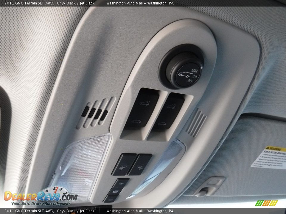 2011 GMC Terrain SLT AWD Onyx Black / Jet Black Photo #24