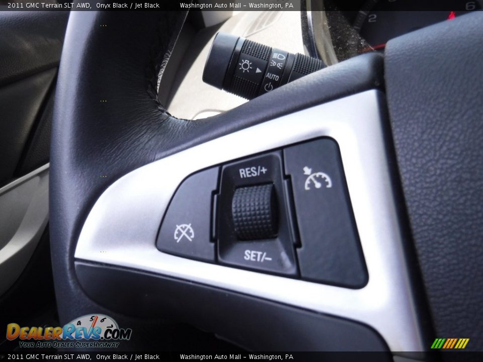 2011 GMC Terrain SLT AWD Onyx Black / Jet Black Photo #26