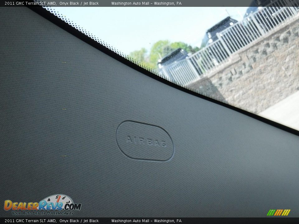 2011 GMC Terrain SLT AWD Onyx Black / Jet Black Photo #27