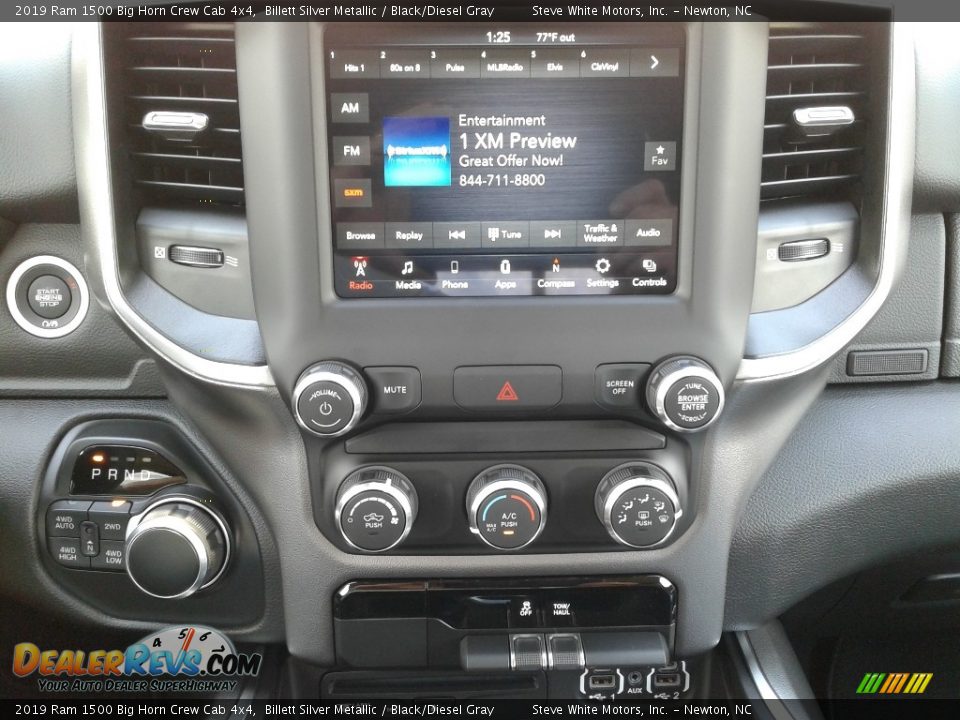 2019 Ram 1500 Big Horn Crew Cab 4x4 Billett Silver Metallic / Black/Diesel Gray Photo #21