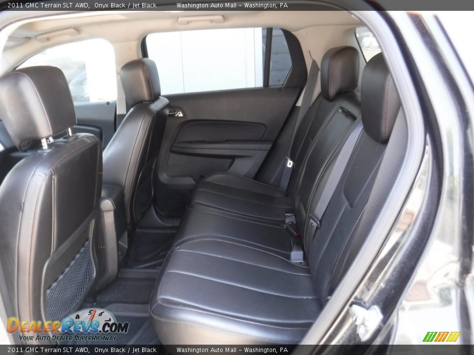 2011 GMC Terrain SLT AWD Onyx Black / Jet Black Photo #28
