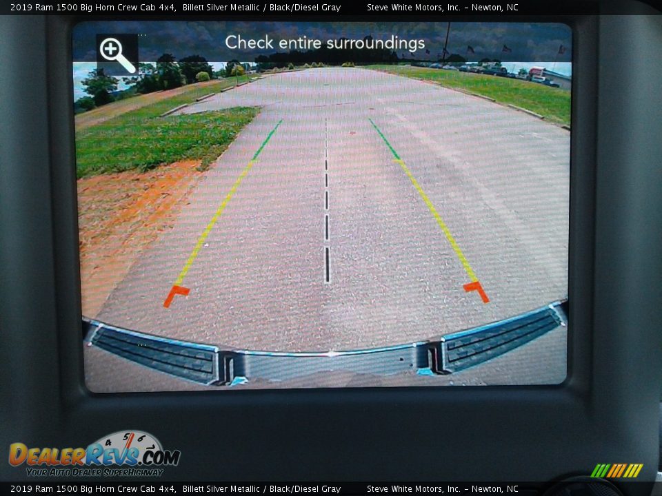 2019 Ram 1500 Big Horn Crew Cab 4x4 Billett Silver Metallic / Black/Diesel Gray Photo #23