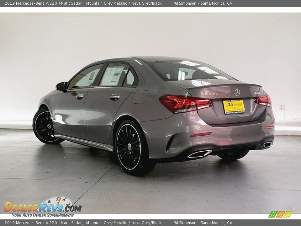 2019 Mercedes-Benz A 220 4Matic Sedan Mountain Grey Metallic / Neva Grey/Black Photo #2