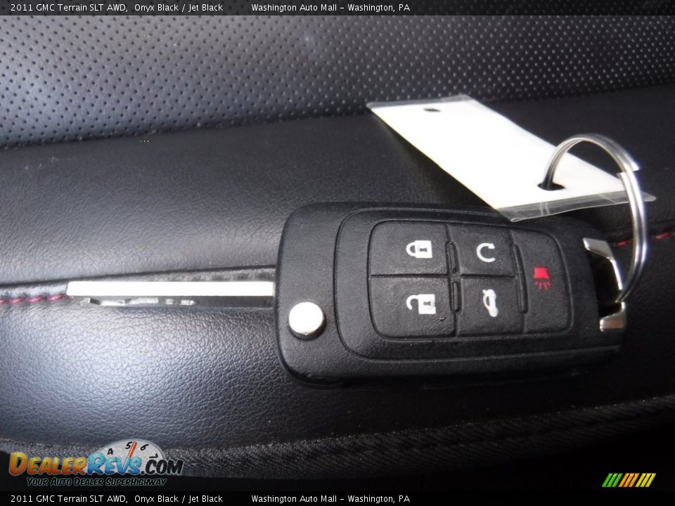 2011 GMC Terrain SLT AWD Onyx Black / Jet Black Photo #31