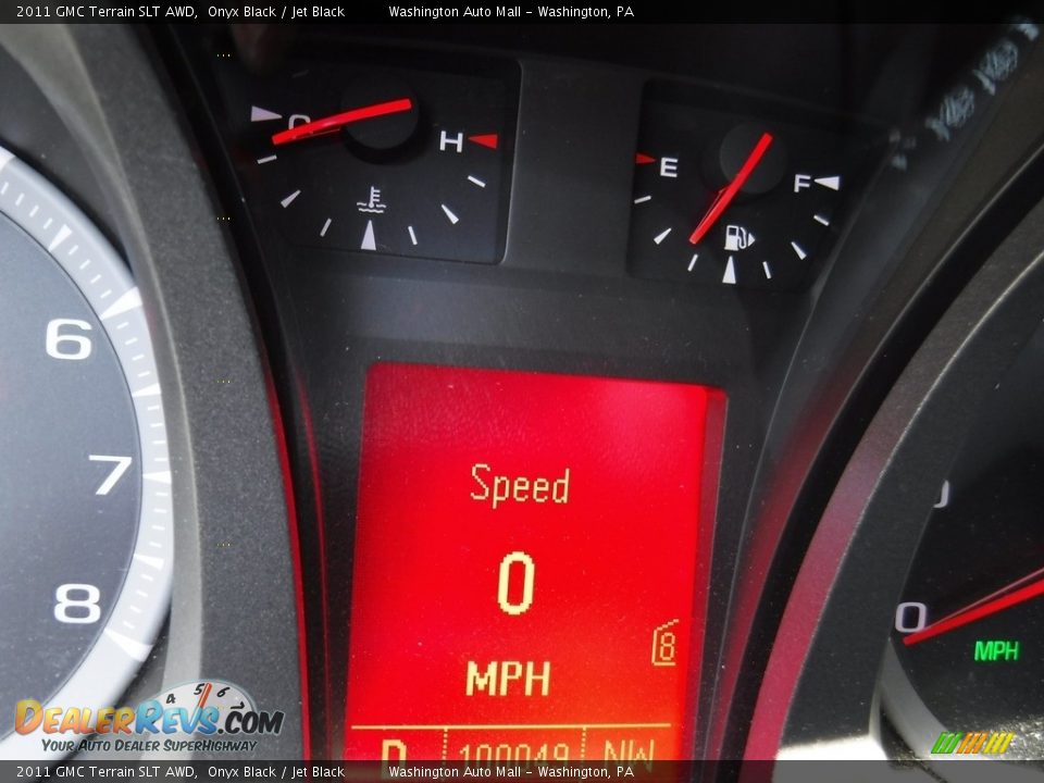 2011 GMC Terrain SLT AWD Onyx Black / Jet Black Photo #33