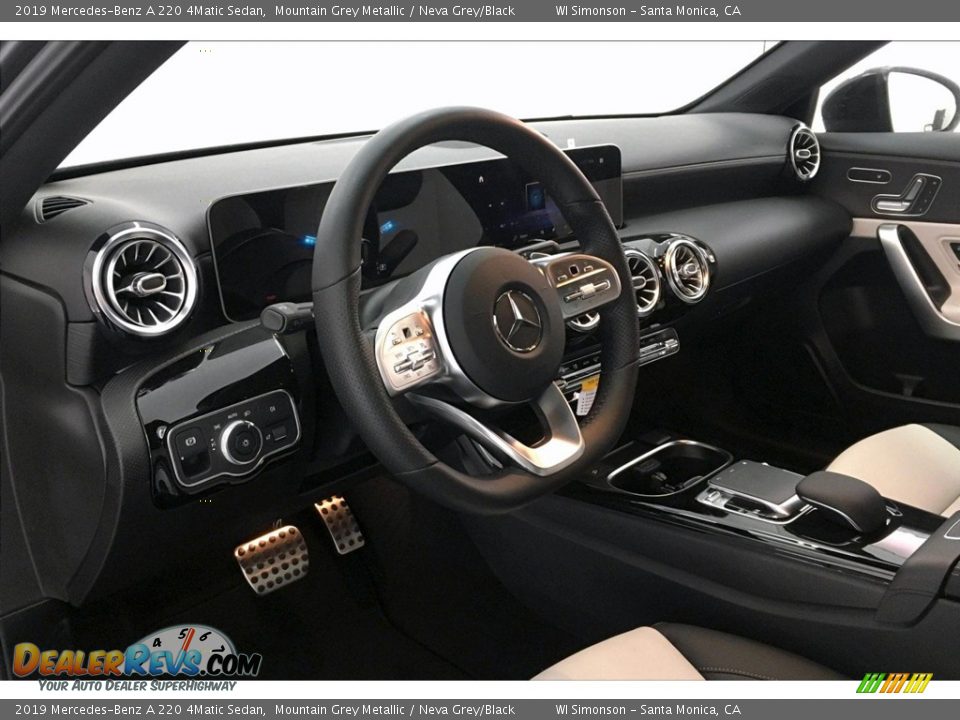 2019 Mercedes-Benz A 220 4Matic Sedan Mountain Grey Metallic / Neva Grey/Black Photo #4