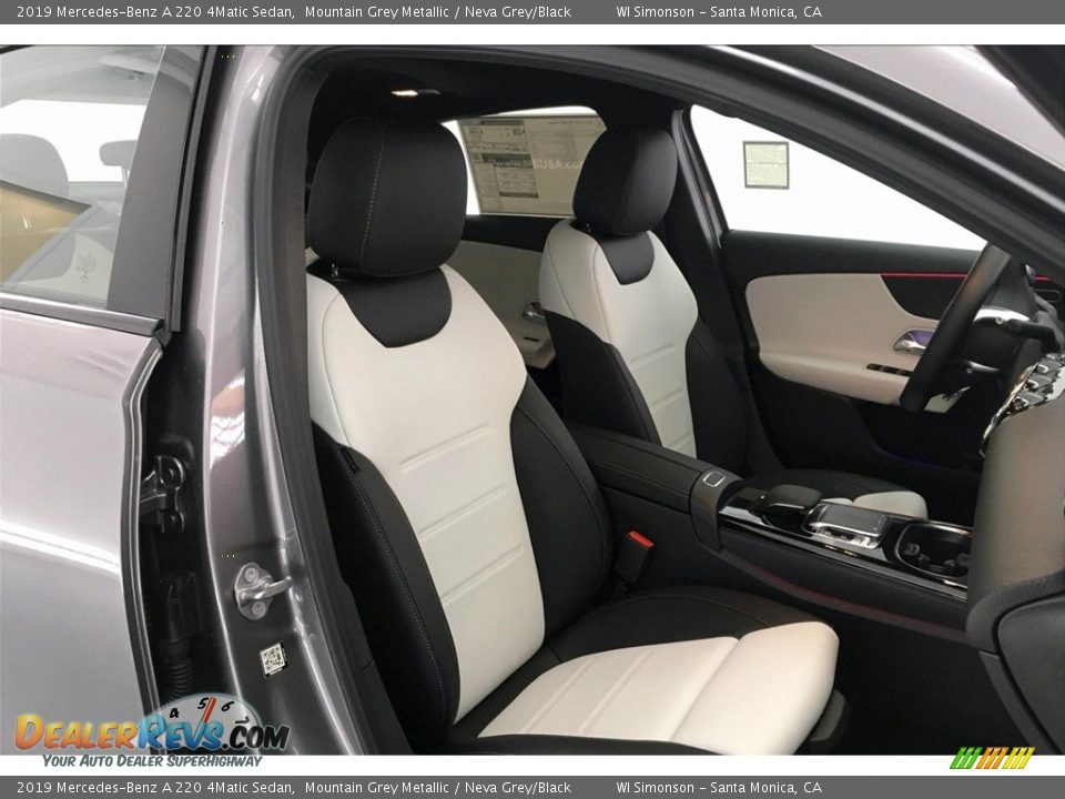 2019 Mercedes-Benz A 220 4Matic Sedan Mountain Grey Metallic / Neva Grey/Black Photo #5