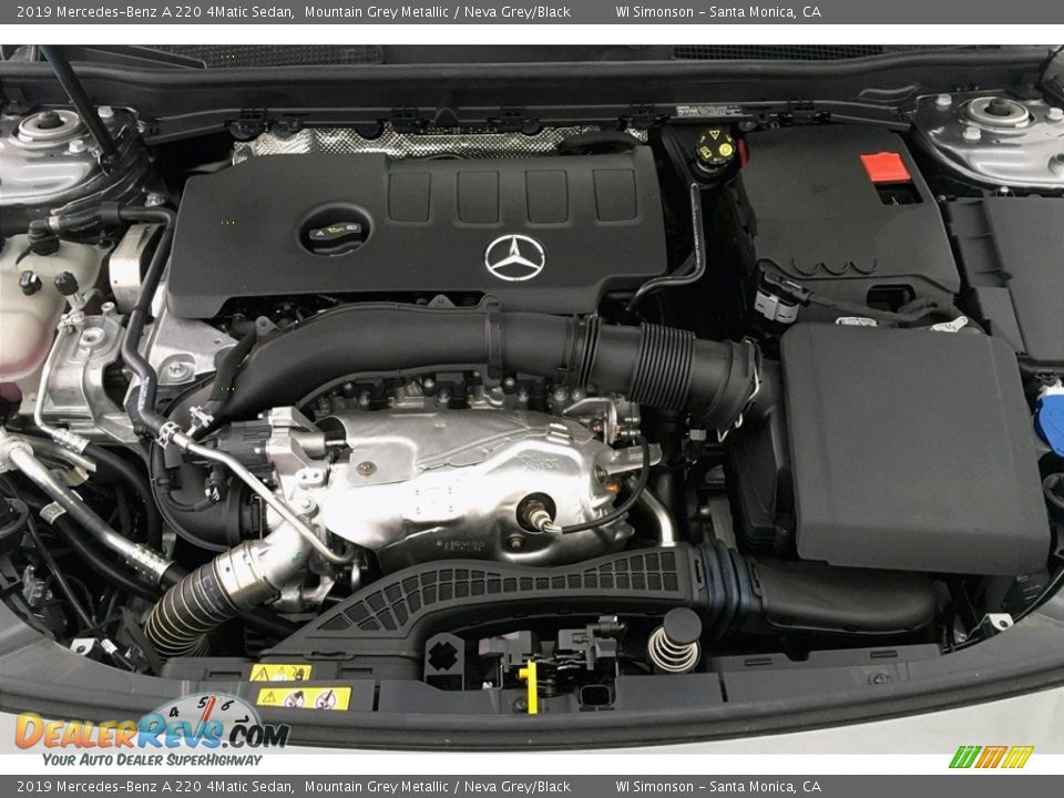 2019 Mercedes-Benz A 220 4Matic Sedan Mountain Grey Metallic / Neva Grey/Black Photo #8