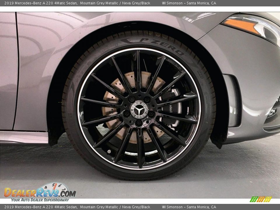 2019 Mercedes-Benz A 220 4Matic Sedan Mountain Grey Metallic / Neva Grey/Black Photo #9