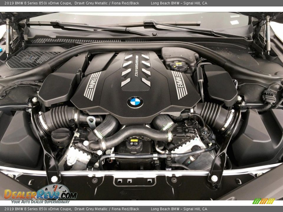 2019 BMW 8 Series 850i xDrive Coupe 4.4 Liter M TwinPower Turbocharged DOHC 32-Valve VVT V8 Engine Photo #9