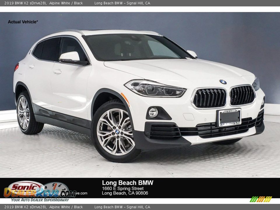 2019 BMW X2 sDrive28i Alpine White / Black Photo #1