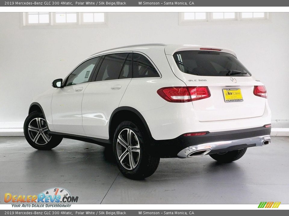2019 Mercedes-Benz GLC 300 4Matic Polar White / Silk Beige/Black Photo #2
