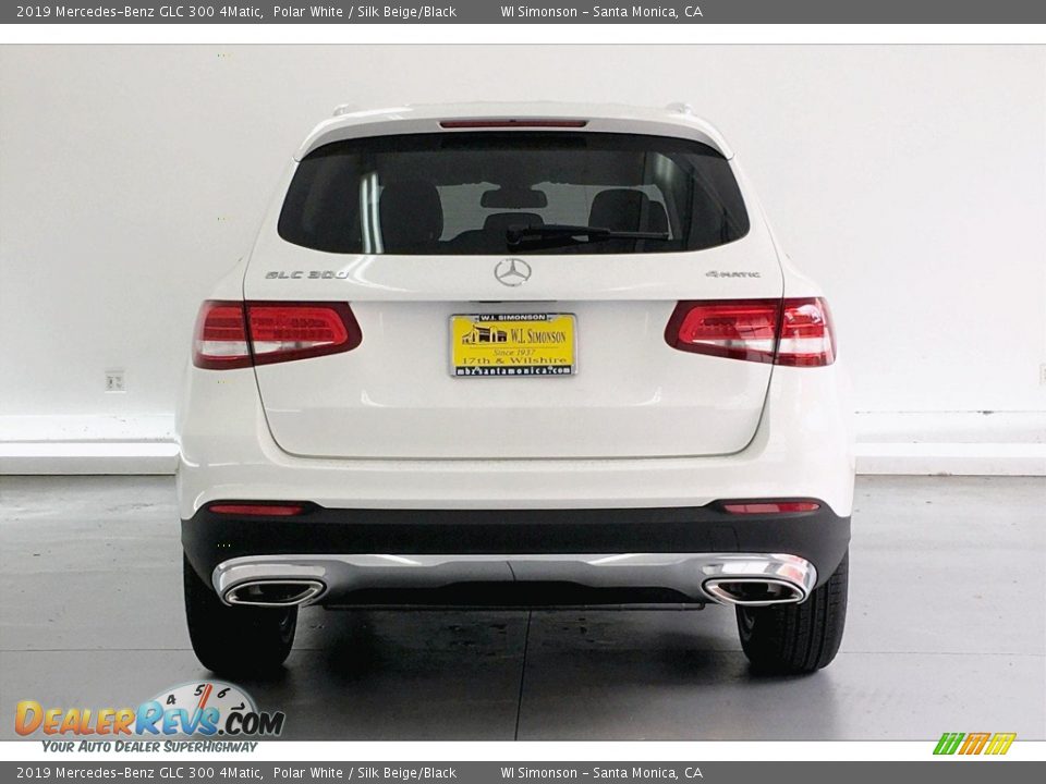 2019 Mercedes-Benz GLC 300 4Matic Polar White / Silk Beige/Black Photo #3