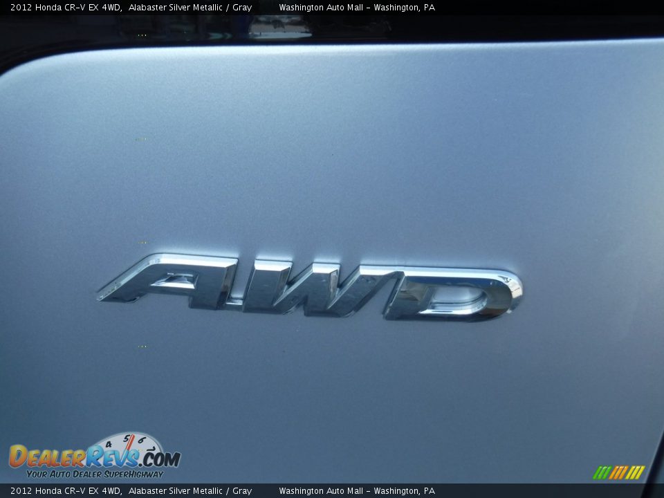 2012 Honda CR-V EX 4WD Alabaster Silver Metallic / Gray Photo #10