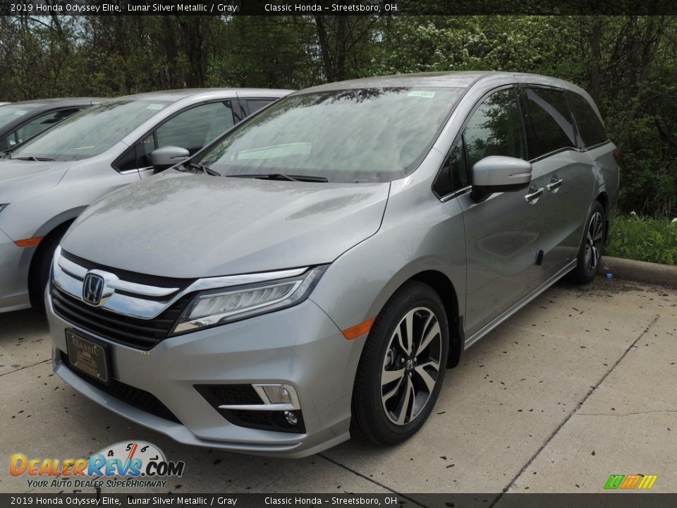 2019 Honda Odyssey Elite Lunar Silver Metallic / Gray Photo #1