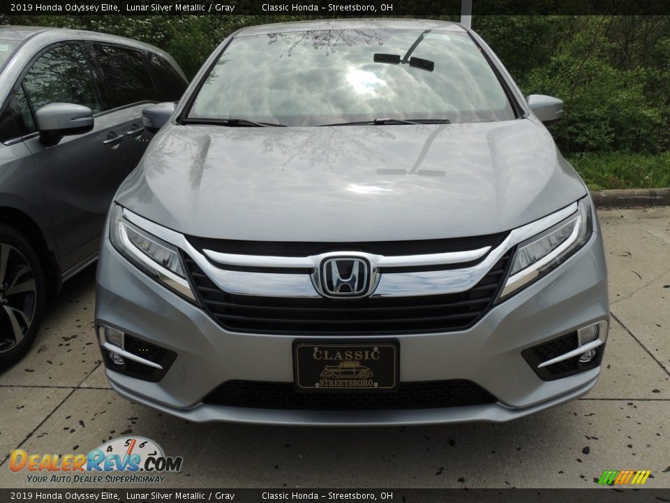 2019 Honda Odyssey Elite Lunar Silver Metallic / Gray Photo #2