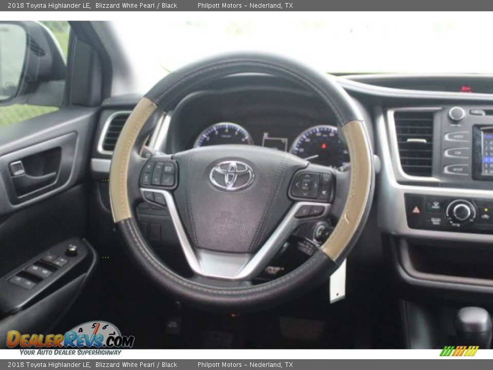 2018 Toyota Highlander LE Blizzard White Pearl / Black Photo #19