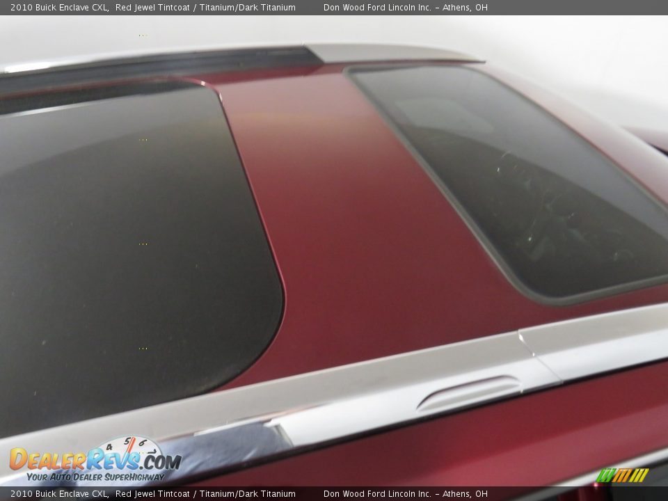 2010 Buick Enclave CXL Red Jewel Tintcoat / Titanium/Dark Titanium Photo #3