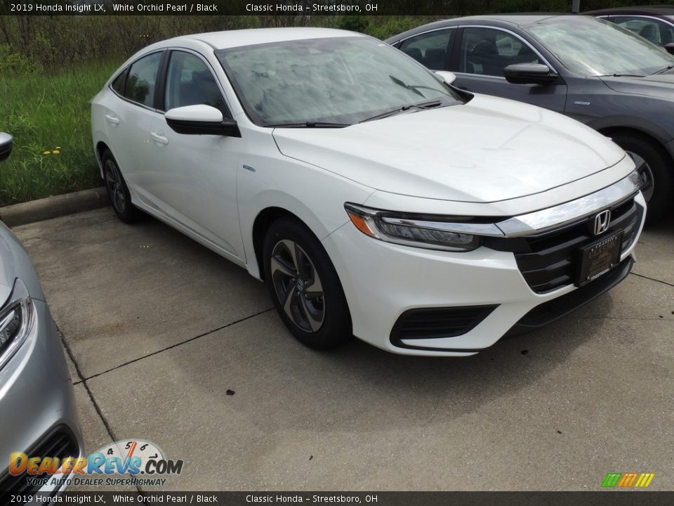 2019 Honda Insight LX White Orchid Pearl / Black Photo #3