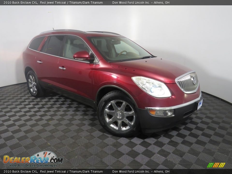 2010 Buick Enclave CXL Red Jewel Tintcoat / Titanium/Dark Titanium Photo #4