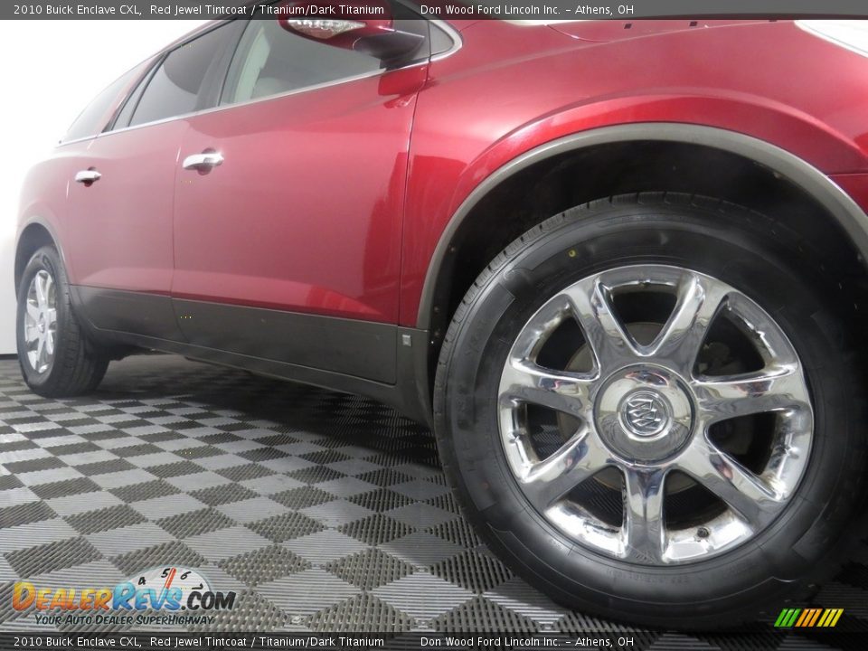 2010 Buick Enclave CXL Red Jewel Tintcoat / Titanium/Dark Titanium Photo #5