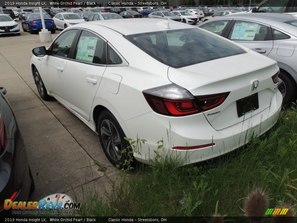 2019 Honda Insight LX White Orchid Pearl / Black Photo #5