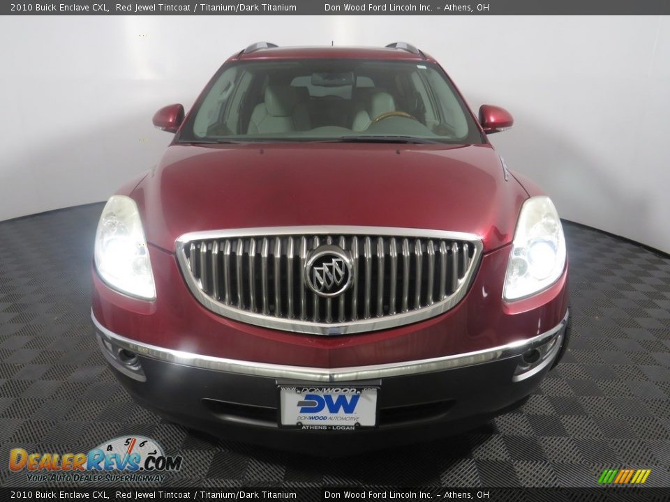 2010 Buick Enclave CXL Red Jewel Tintcoat / Titanium/Dark Titanium Photo #6