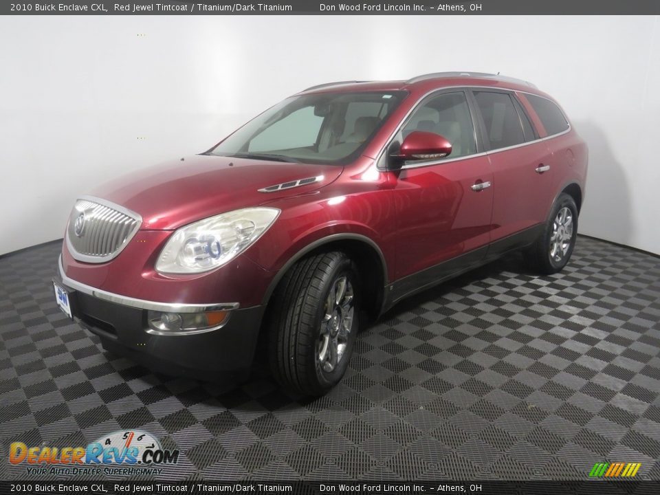 2010 Buick Enclave CXL Red Jewel Tintcoat / Titanium/Dark Titanium Photo #9