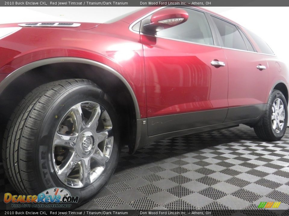 2010 Buick Enclave CXL Red Jewel Tintcoat / Titanium/Dark Titanium Photo #10