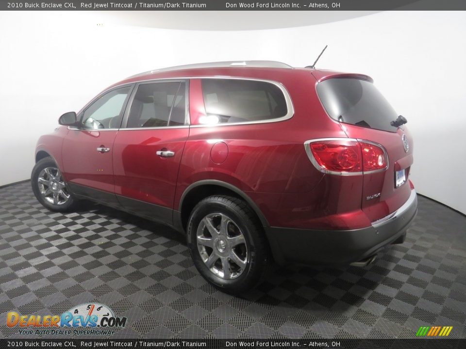 2010 Buick Enclave CXL Red Jewel Tintcoat / Titanium/Dark Titanium Photo #11