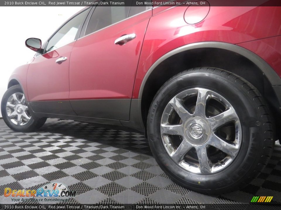 2010 Buick Enclave CXL Red Jewel Tintcoat / Titanium/Dark Titanium Photo #12