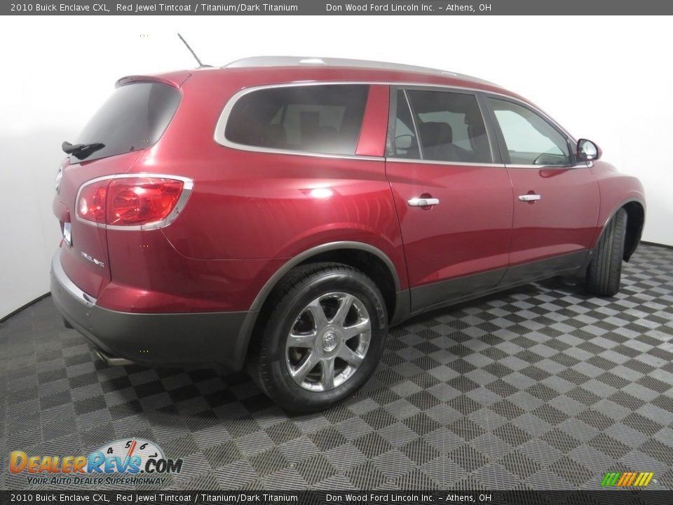 2010 Buick Enclave CXL Red Jewel Tintcoat / Titanium/Dark Titanium Photo #18