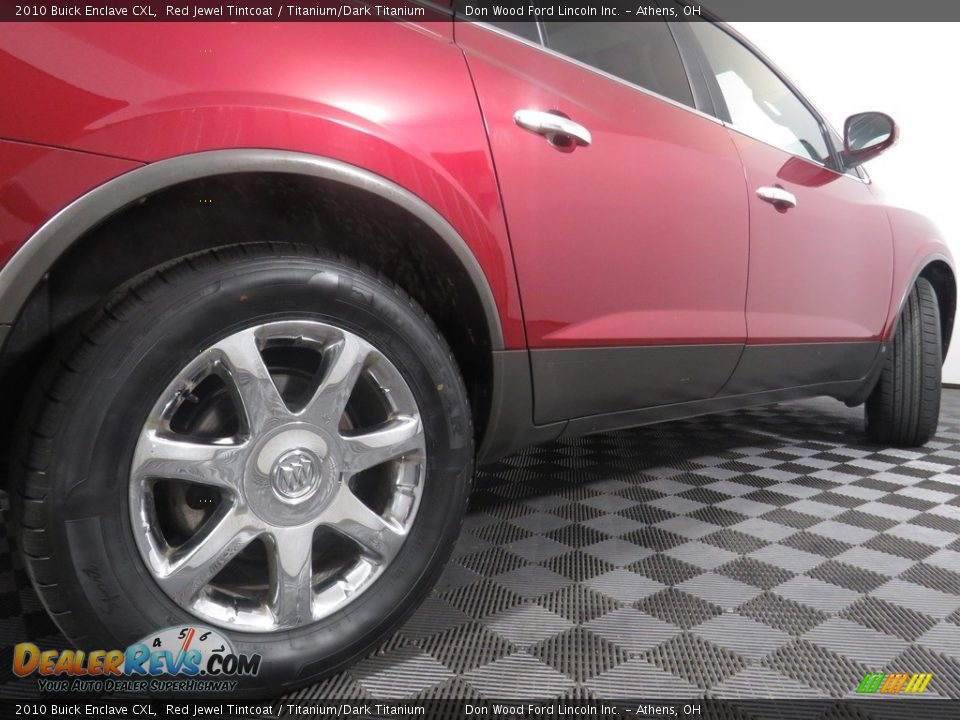 2010 Buick Enclave CXL Red Jewel Tintcoat / Titanium/Dark Titanium Photo #19