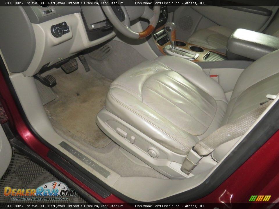 2010 Buick Enclave CXL Red Jewel Tintcoat / Titanium/Dark Titanium Photo #25