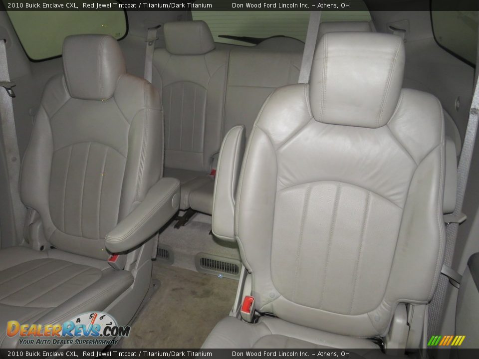 2010 Buick Enclave CXL Red Jewel Tintcoat / Titanium/Dark Titanium Photo #27