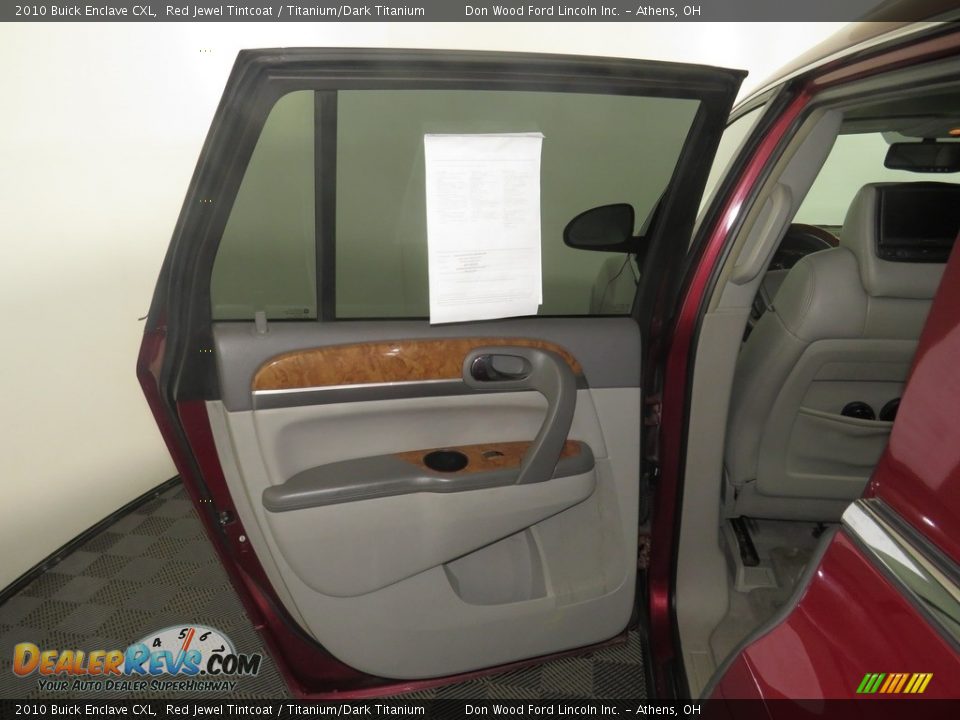 2010 Buick Enclave CXL Red Jewel Tintcoat / Titanium/Dark Titanium Photo #28