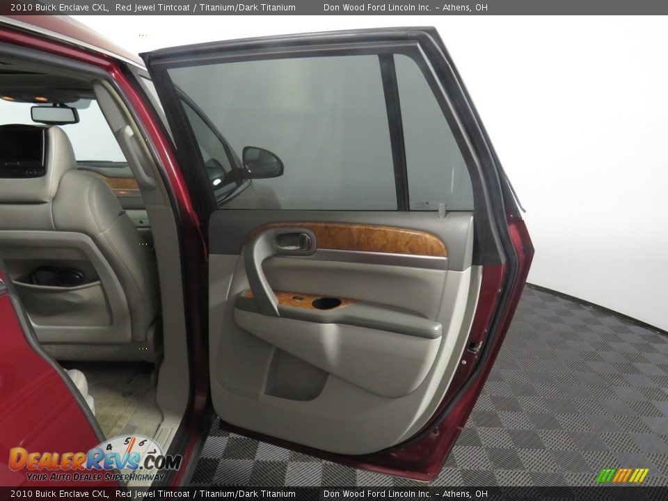 2010 Buick Enclave CXL Red Jewel Tintcoat / Titanium/Dark Titanium Photo #32